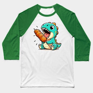 Dino Delightful Meat Baseball T-Shirt